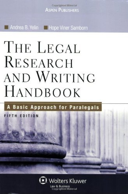 Legal Research And Writing Handbook