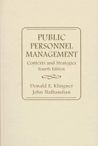 Public Personnel Management