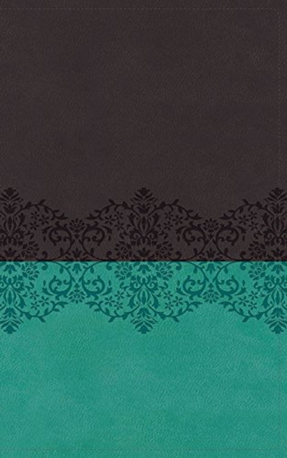 NIV Life Application Study Bible Personal Size Leathersoft Gray/Blue Red