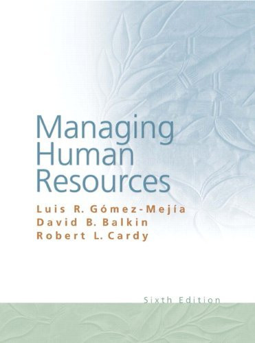 Managing Human Resources