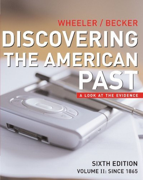 Discovering The American Past Volume 2