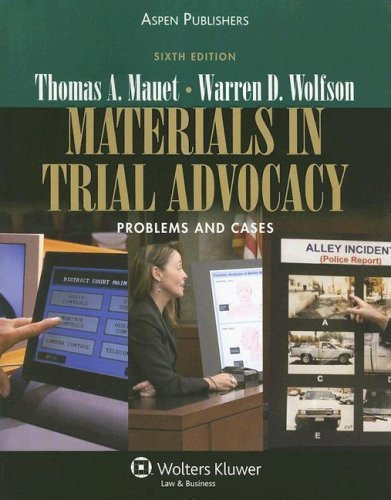 Materials In Trial Advocacy