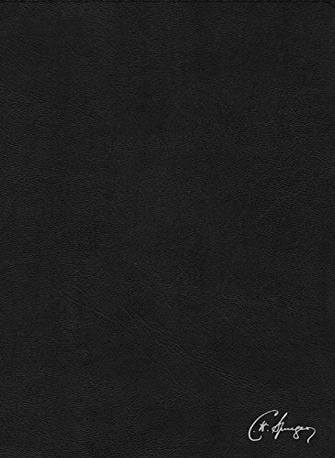 CSB Spurgeon Study Bible Black Genuine Leather