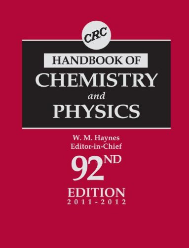 CRC Handbook Of Chemistry And Physics