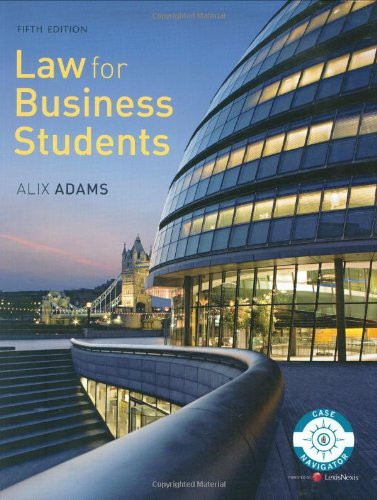 Law For Business Students