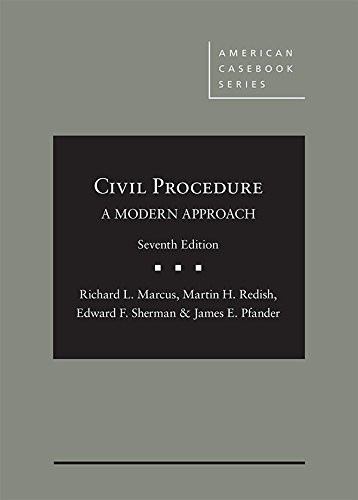 Civil Procedure A Modern Approach