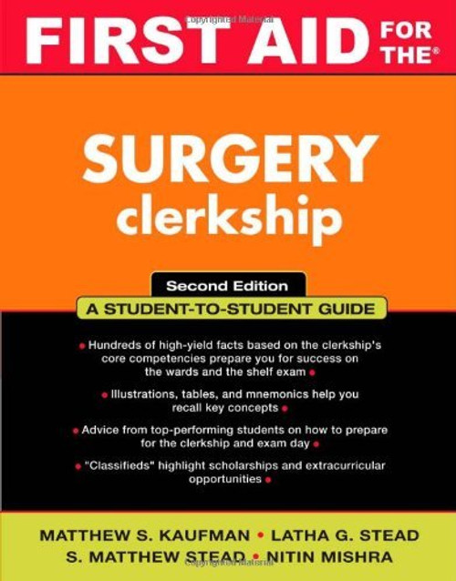 First Aid For The Surgery Clerkship