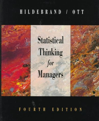 Statistical Thinking For Managers