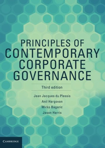 Principles of Contemporary Corporate Governance