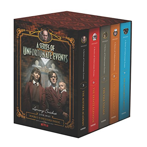 Series of Unfortunate Events #5-9 Netflix Tie-in Box Set