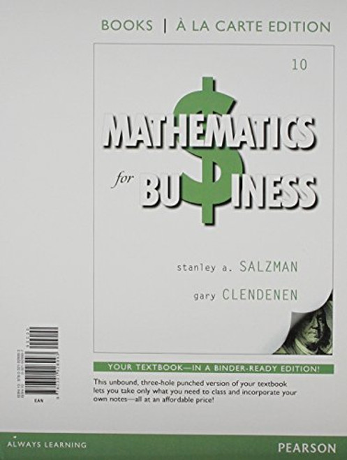Mathematics For Business