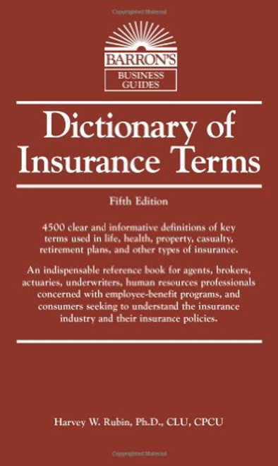 Dictionary of Insurance Terms