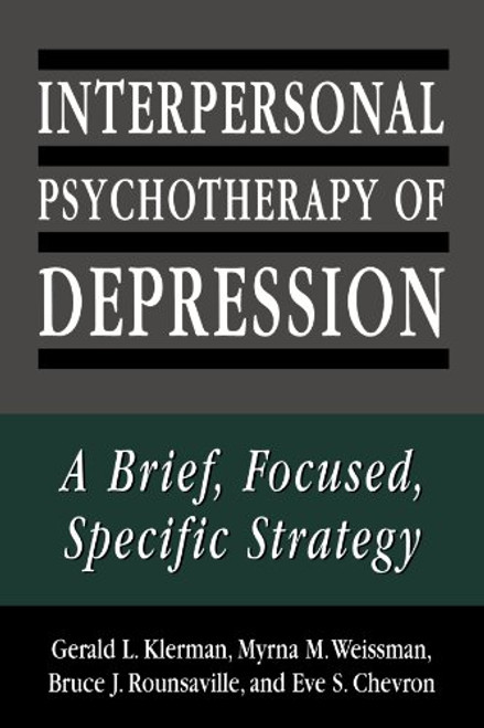 Interpersonal Psychotherapy of Depression