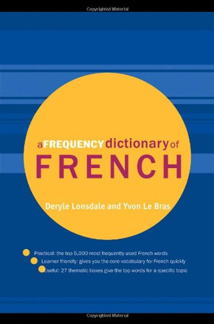 Frequency Dictionary Of French