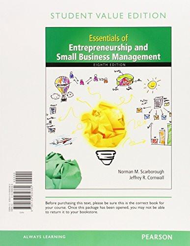 Essentials of Entrepreneurship and Small Business Management