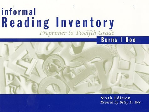Informal Reading Inventory