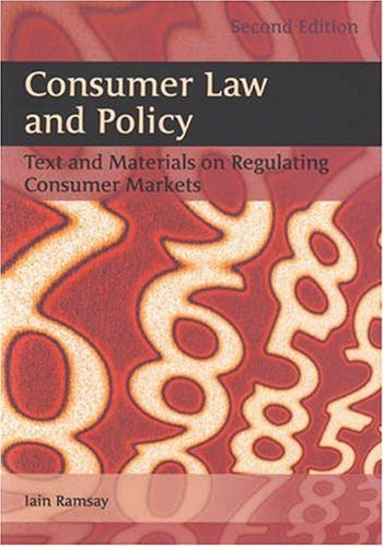 Consumer Law and Policy