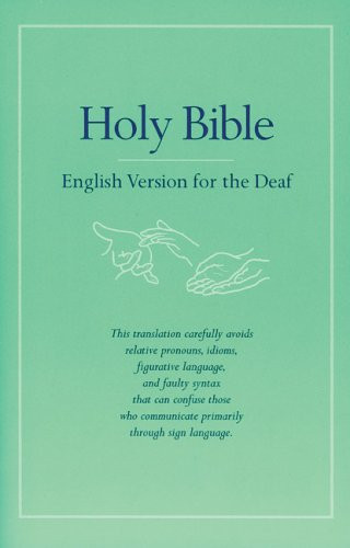 Holy Bible English Version For The Deaf