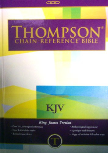 KJV - Hardcover - Regular Size - Thompson Chain Reference Bible