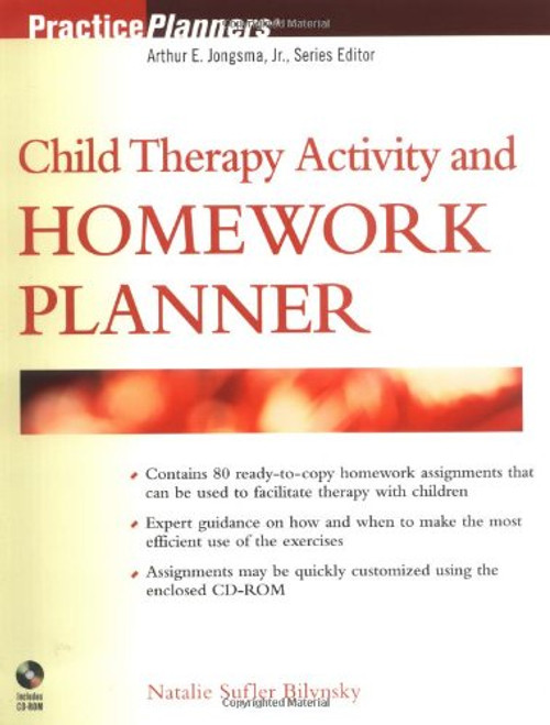 Child Therapy Activity and Homework Planner