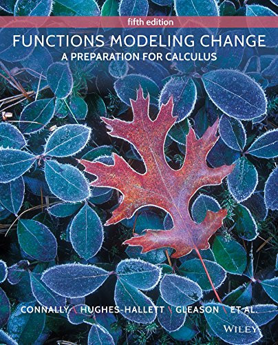 Functions Modeling Change