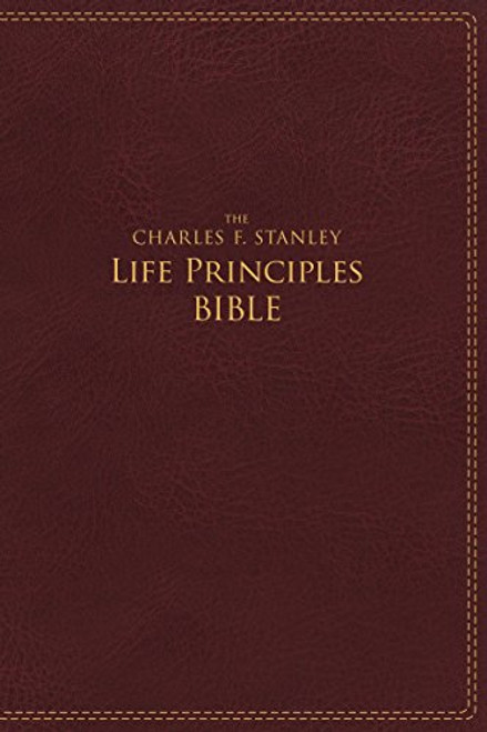 Charles F. Stanley Life Principles Leather Bible