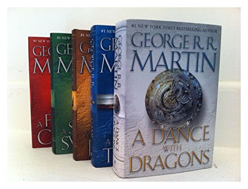Brand New Set 1-5 Game of Thrones Series Collection Set