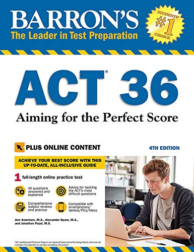 Barron's ACT 36 with Online Test