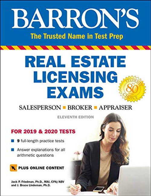Barron's Real Estate Licensing Exams with Online Digital Flashcards