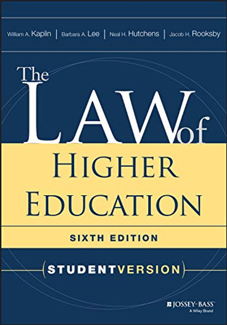 Law of Higher Education: Student Version