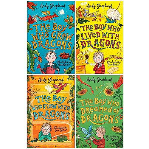 Boy Who Grew Dragons Series 4 Books Collection Set By Andy Shepherd
