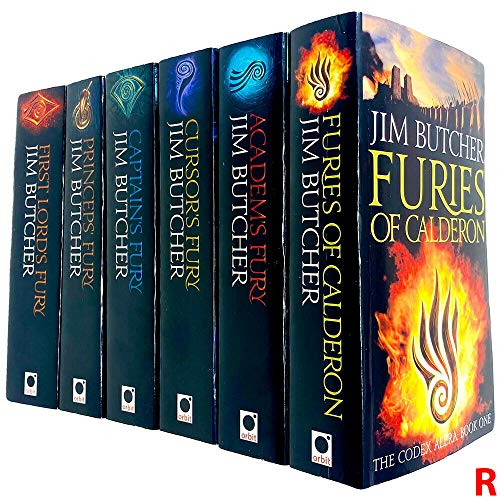 Codex Alera Book Series 6 Books Collection Set by Jim Butcher