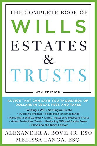 Complete Book of Wills Estates and Trusts