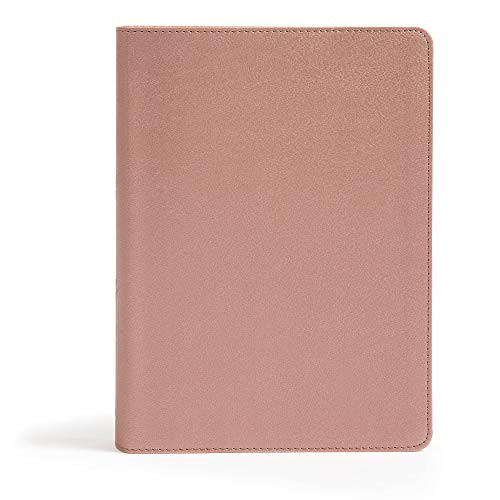 CSB She Reads Truth Bible Rose Gold LeatherTouch Black Letter