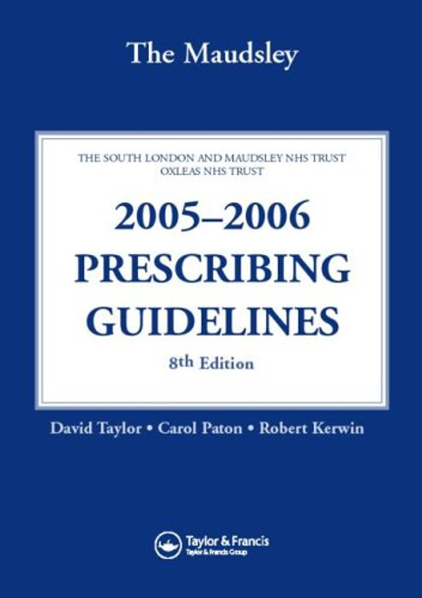 Maudsley Prescribing Guidelines