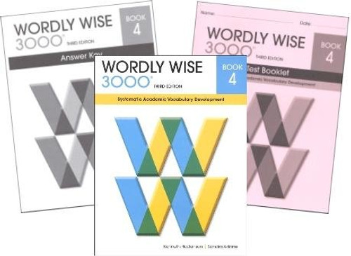 Wordly Wise 3000 Grade 4 SET - Student Answer Key and Tests