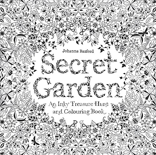 Secret Garden: An Inky Treasure Hunt and Coloring Book