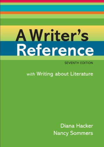 Writer's Reference With Writing About Literature