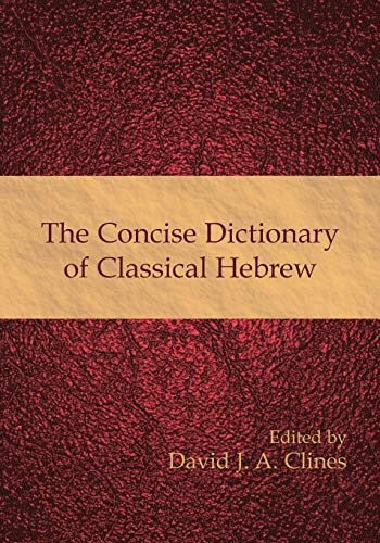 Concise Dictionary of Classical Hebrew