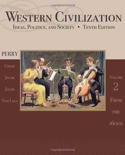 Western Civilization Volume 2 From 1600