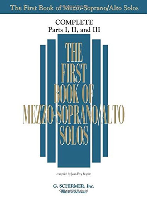 First Book of Solos Complete - Parts I II and III: Mezzo-Soprano/Alto