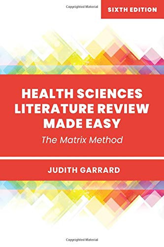 Health Sciences Literature Review Made Easy