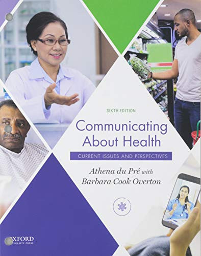 Communicating About Health: Current Issues and Perspectives