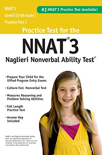 NNAT3Practice Test Level E 5th and 6th Grade