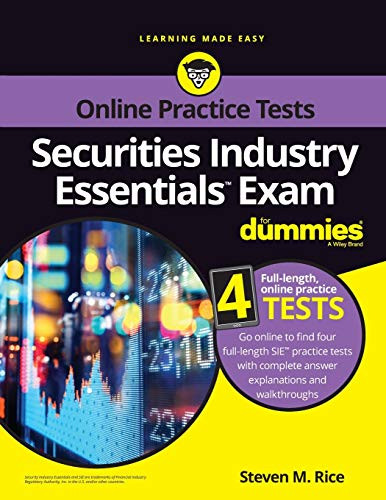 Securities Industry Essentials Exam For Dummies with Online Practice