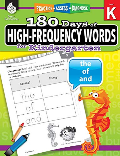 180 Days of High-Frequency Words for ndergarten - Learn to Read
