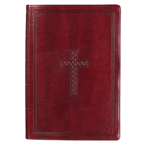KJV Holy Bible Super Giant Print Faux Leather Red Letter Edition