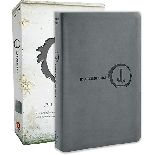 Jesus-Centered Bible NLT Charcoal