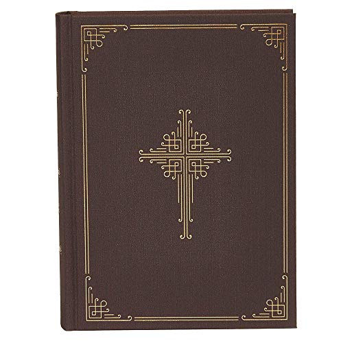 CSB Ancient Faith Study Bible Brown Cloth-Over-Board Black