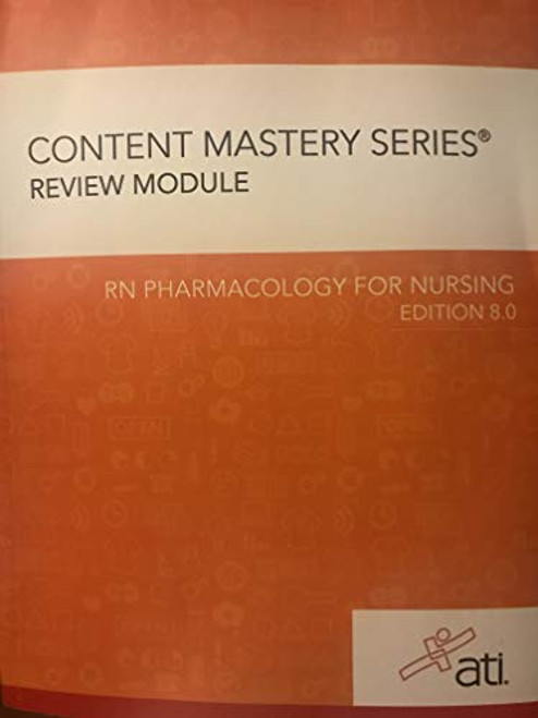 RN Pharmacology for Nursing Edition 8. 0